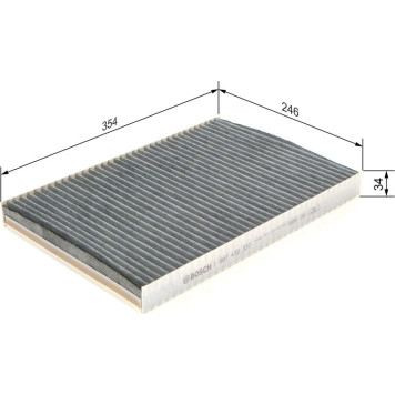 BOSCH 1 987 432 337 Innenraumfilter BOSCH 1 987 432 337 Innenraumfilter