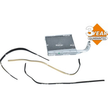 NRF 54327 Wärmetauscher, Innenraumheizung mit Rohr EASY FIT