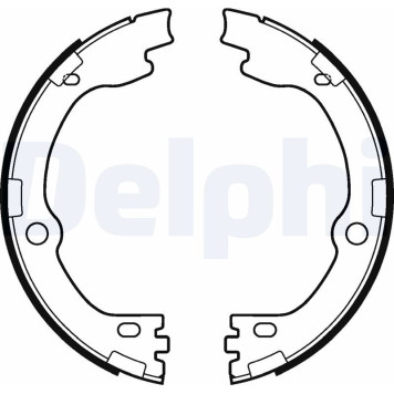 Delphi LS2119 Bremsbackensatz, Feststellbremse