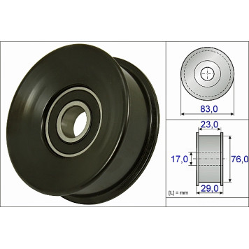 INA 532 0730 10 Umlenkrolle/Führungsrolle, Keilrippenriemen INA 532 0730 10 Umlenkrolle/Führungsrolle, Keilrippenriemen