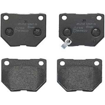Brembo P 78 016 Bremsbelagsatz, Scheibenbremse PRIME LINE Brembo P 78 016 Bremsbelagsatz, Scheibenbremse PRIME LINE