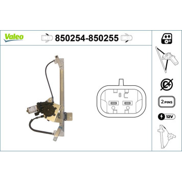 Valeo 850254 Fensterheber Valeo 850254 Fensterheber