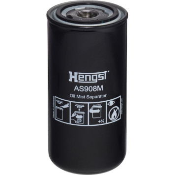 Hengst Filter AS908M Ölabscheider, Kurbelgehäuseentlüftung Hengst Filter AS908M Ölabscheider, Kurbelgehäuseentlüftung