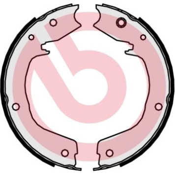 Brembo S 54 524 Bremsbackensatz, Feststellbremse ESSENTIAL LINE Brembo S 54 524 Bremsbackensatz, Feststellbremse ESSENTIAL LINE