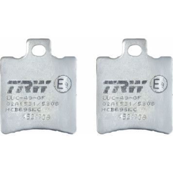 TRW MCB696EC Bremsbelagsatz, Scheibenbremse Organic Eco TRW MCB696EC Bremsbelagsatz, Scheibenbremse Organic Eco
