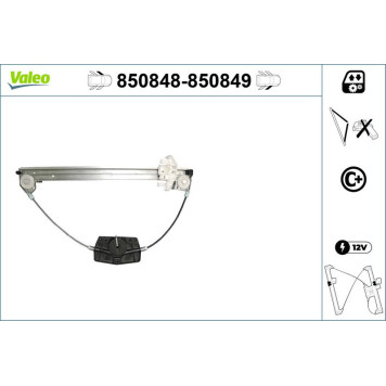 Valeo 850848 Fensterheber Valeo 850848 Fensterheber