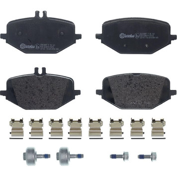 Brembo P 50 161 Bremsbelagsatz, Scheibenbremse PRIME LINE