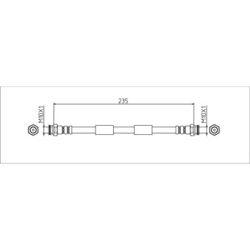 Metzger 4111806 Bremsschlauch