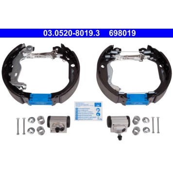 ATE 03.0520-8019.3 Bremsbackensatz Original TopKit ATE 03.0520-8019.3 Bremsbackensatz Original TopKit
