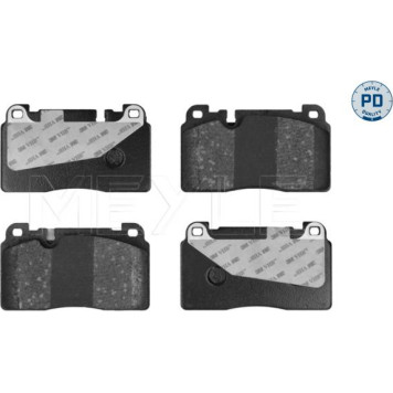 Meyle 025 256 4317/PD Bremsbelagsatz, Scheibenbremse MEYLE-PD: Advanced performance and design