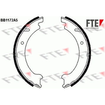 FTE 9100037 Bremsbackensatz, Feststellbremse
