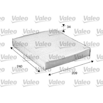 Valeo 698882 Filter, Innenraumluft ESSENTIAL