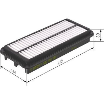 BOSCH F 026 400 060 Luftfilter BOSCH F 026 400 060 Luftfilter