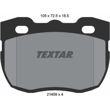 Textar 2145901 Bremsbelagsatz, Scheibenbremse Textar 2145901 Bremsbelagsatz, Scheibenbremse