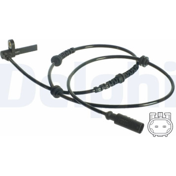 Delphi SS20129 Sensor, Raddrehzahl Delphi SS20129 Sensor, Raddrehzahl