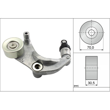 INA 534 0316 10 Spannarm, Keilrippenriemen