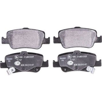 Hella 8DB 355 013-571 Bremsbelagsatz, Scheibenbremse