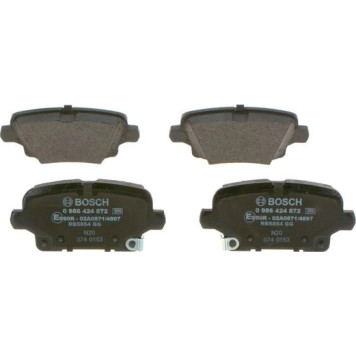 BOSCH 0 986 424 872 Bremsbelagsatz, Scheibenbremse BOSCH 0 986 424 872 Bremsbelagsatz, Scheibenbremse