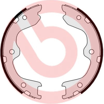 Brembo S 56 544 Bremsbackensatz, Feststellbremse ESSENTIAL LINE