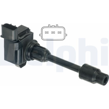 Delphi GN10431-12B1 Zündspule Delphi GN10431-12B1 Zündspule