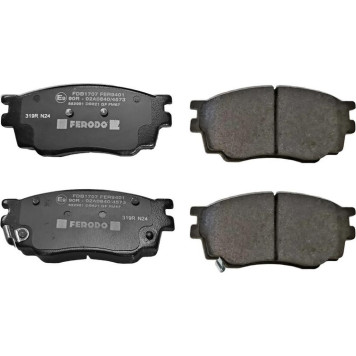 Ferodo FDB1707 Bremsbelagsatz, Scheibenbremse PREMIER ECO FRICTION Ferodo FDB1707 Bremsbelagsatz, Scheibenbremse PREMIER ECO FRICTION
