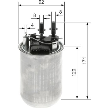 BOSCH F 026 402 200 Kraftstofffilter BOSCH F 026 402 200 Kraftstofffilter
