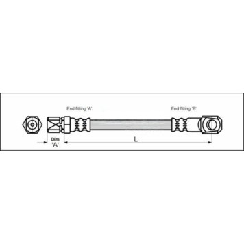 Metzger 4113269 Bremsschlauch