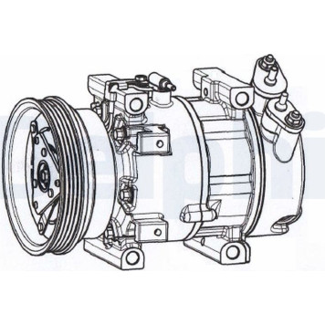 Delphi CS20533 Kompressor, Klimaanlage Delphi CS20533 Kompressor, Klimaanlage