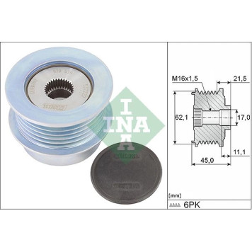 INA 535 0367 10 Generatorfreilauf INA 535 0367 10 Generatorfreilauf