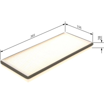 BOSCH 1 987 432 043 Innenraumfilter