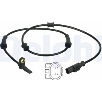 Delphi SS20388 Sensor, Raddrehzahl Delphi SS20388 Sensor, Raddrehzahl