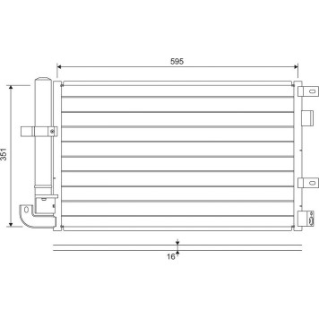 Valeo 822694 Kondensator, Klimaanlage Valeo 822694 Kondensator, Klimaanlage