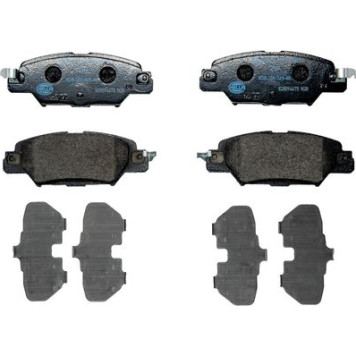 Hella 8DB 355 025-461 Bremsbelagsatz, Scheibenbremse