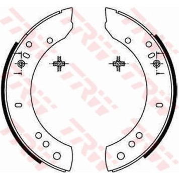 TRW GS6082 Bremsbackensatz TRW GS6082 Bremsbackensatz