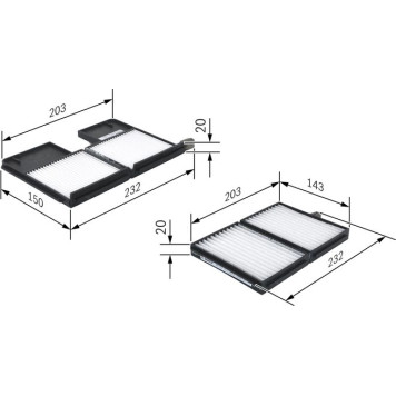 BOSCH 1 987 432 159 Innenraumfilter BOSCH 1 987 432 159 Innenraumfilter
