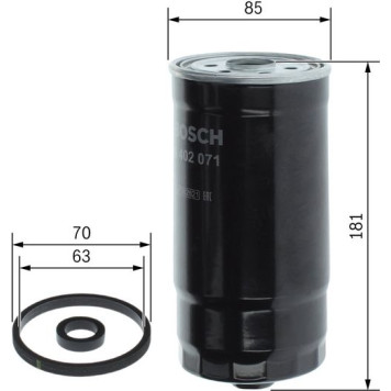 BOSCH F 026 402 071 Kraftstofffilter BOSCH F 026 402 071 Kraftstofffilter