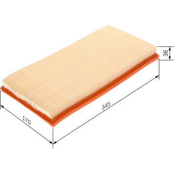 BOSCH 1 457 433 272 Luftfilter