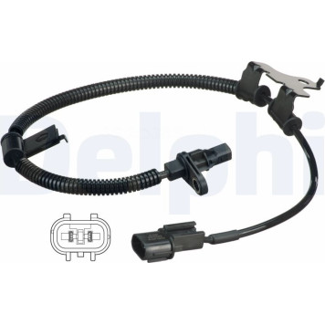 Delphi SS20385 Sensor, Raddrehzahl Delphi SS20385 Sensor, Raddrehzahl