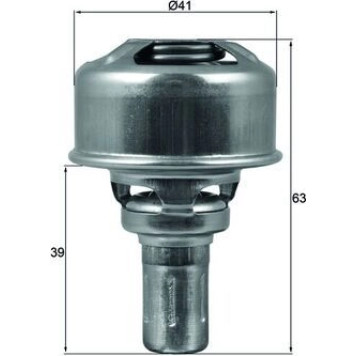 Mahle TX 174 86 Thermostat, Kühlmittel BEHR Mahle TX 174 86 Thermostat, Kühlmittel BEHR