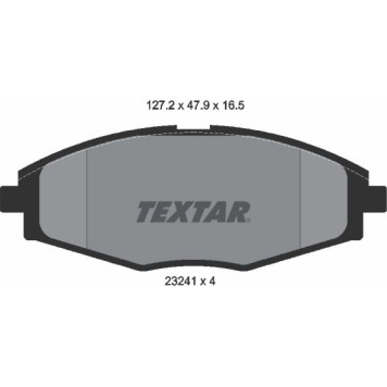 Textar 2324102 Bremsbelagsatz, Scheibenbremse Textar 2324102 Bremsbelagsatz, Scheibenbremse