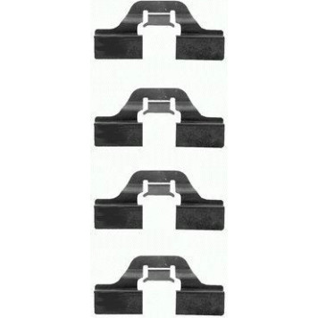 Hella 8DZ 355 202-621 Zubehörsatz, Scheibenbremsbelag Hella 8DZ 355 202-621 Zubehörsatz, Scheibenbremsbelag