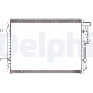 Delphi CF20303 Kondensator, Klimaanlage Delphi CF20303 Kondensator, Klimaanlage