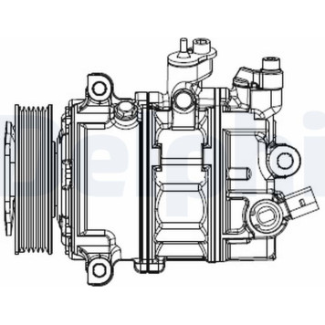 Delphi CS20529 Kompressor, Klimaanlage Delphi CS20529 Kompressor, Klimaanlage