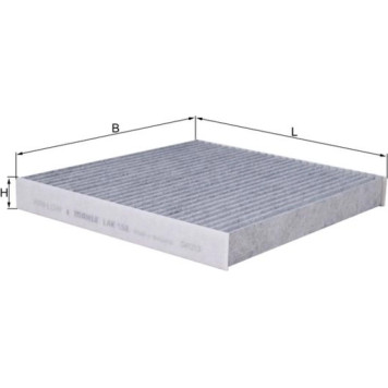 Knecht LAK 158 Filter, Innenraumluft Knecht LAK 158 Filter, Innenraumluft