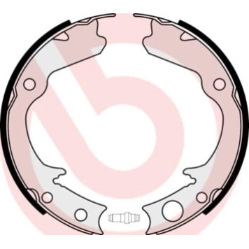 Brembo S 78 508 Bremsbackensatz, Feststellbremse ESSENTIAL LINE
