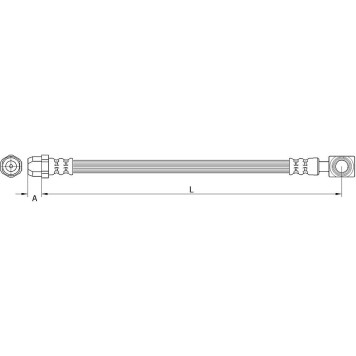 Metzger 4111437 Bremsschlauch Metzger 4111437 Bremsschlauch
