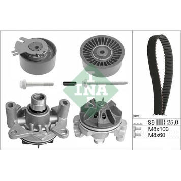 INA 530 0198 30 Wasserpumpe + Zahnriemensatz INA 530 0198 30 Wasserpumpe + Zahnriemensatz