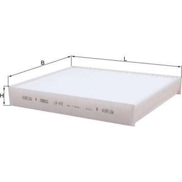 Knecht LA 472 Filter, Innenraumluft Knecht LA 472 Filter, Innenraumluft