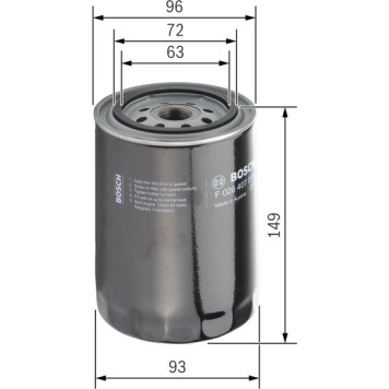 BOSCH F 026 407 004 Ölfilter BOSCH F 026 407 004 Ölfilter