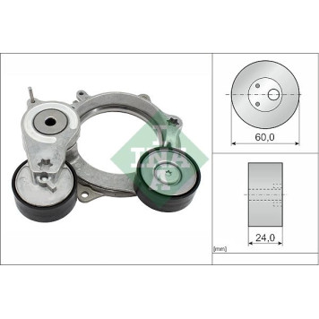 INA 534 0718 10 Riemenspanner, Keilrippenriemen INA 534 0718 10 Riemenspanner, Keilrippenriemen